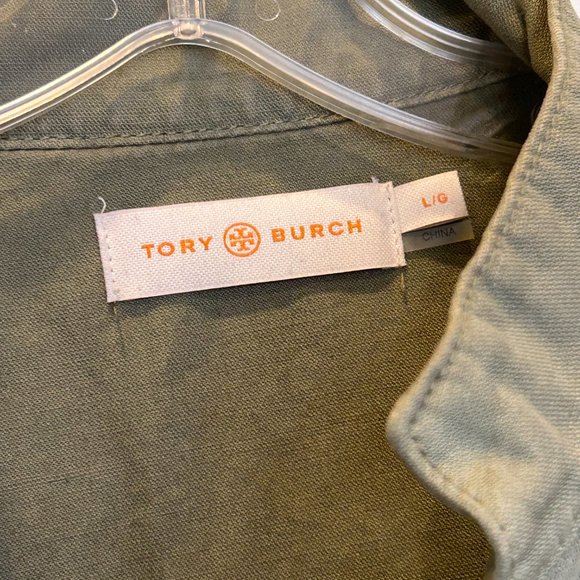 Utility Jacket By Tory Burch Green - WHAT I JUST SAW THIS FOR $260 IN 3 PLACES - Picture 3 of 10
